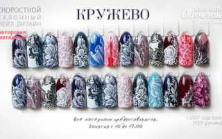 Роскошный маникюр с кружевом 2021-2022 года: ажурный маникюр, идеи, новинки