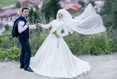 мусульманские свадебные платья