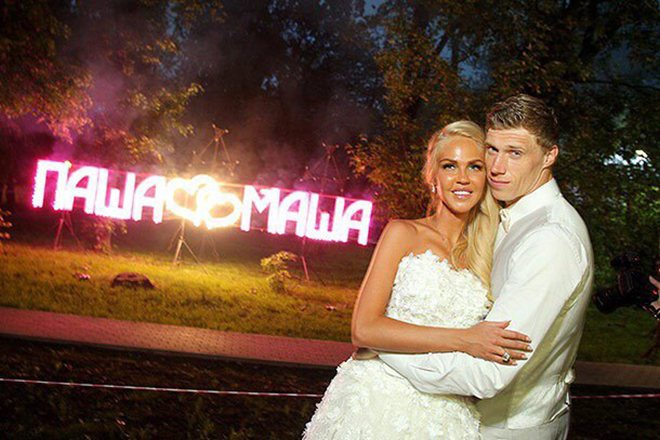 Свадьба Марии Погребняк и Павла Погребняка