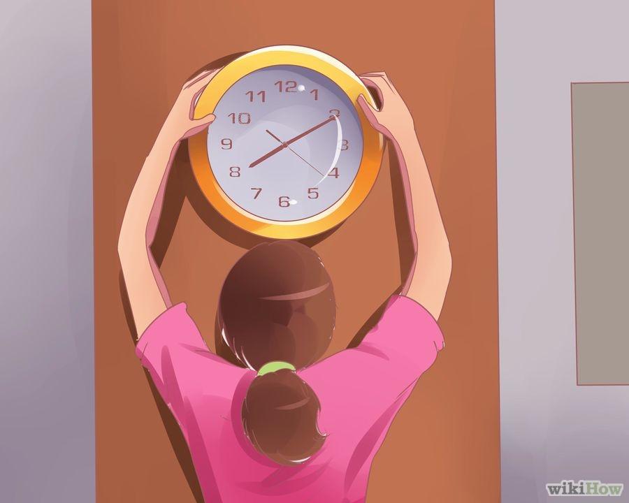 Купите большие часы и повесьте их на видном месте Купите большие часы и повесьте их на видном месте