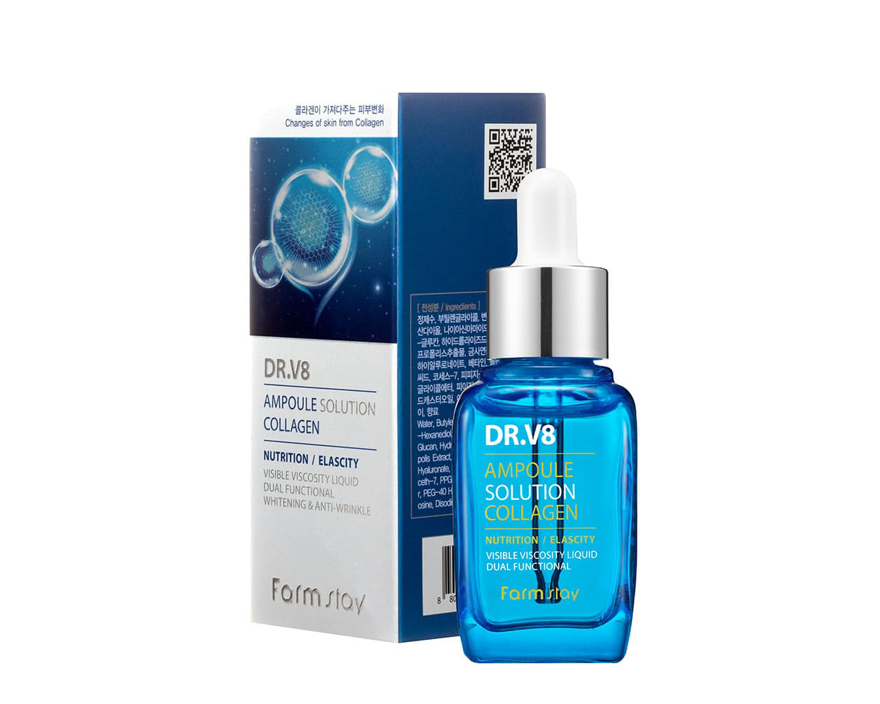 Farmstay DR.V8 Ampoule Solution Collagen