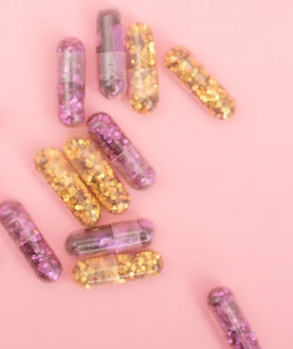 капсулы с блестяшками