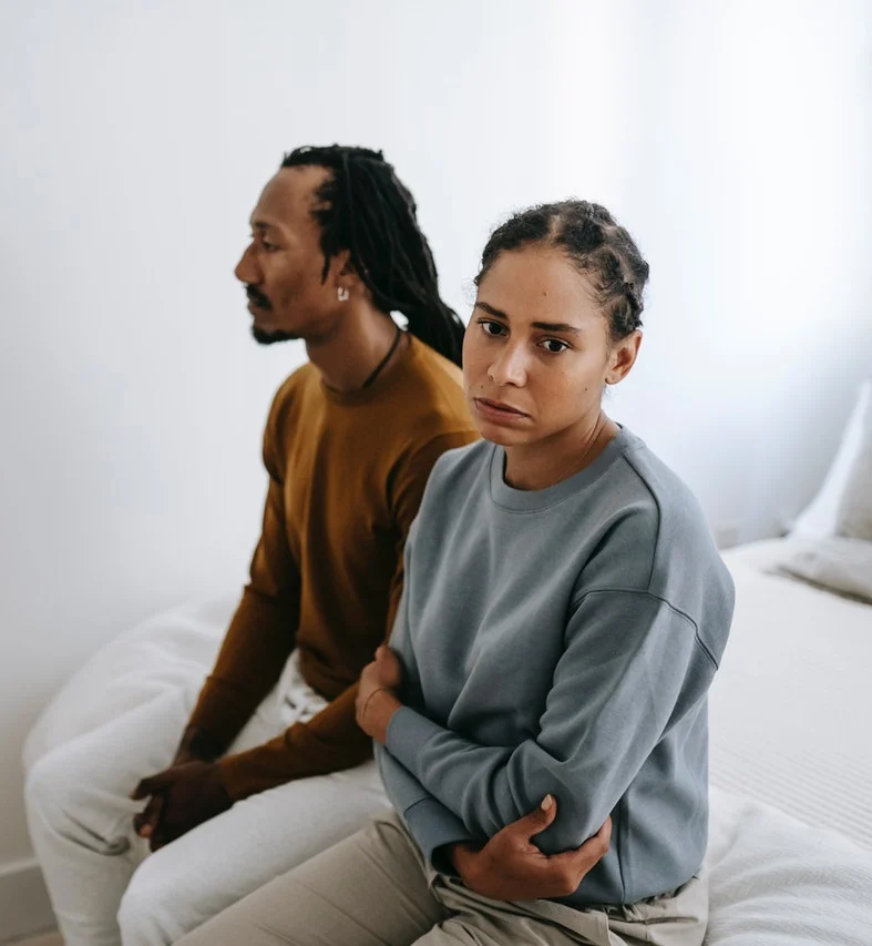 недовольная пара