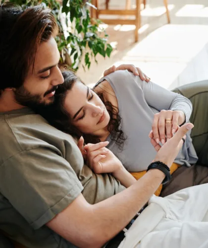 девушка и парень