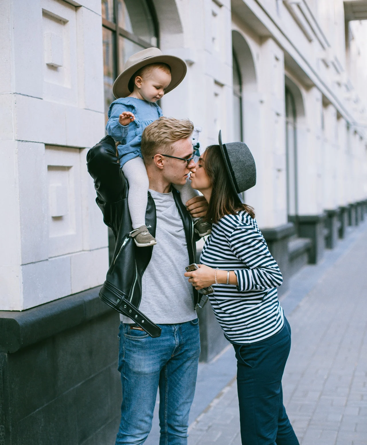 семья с ребенком