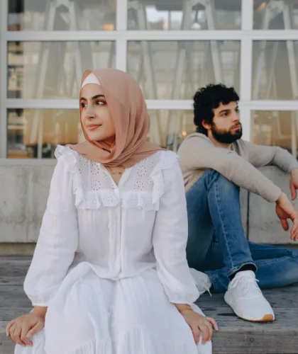 грустная пара