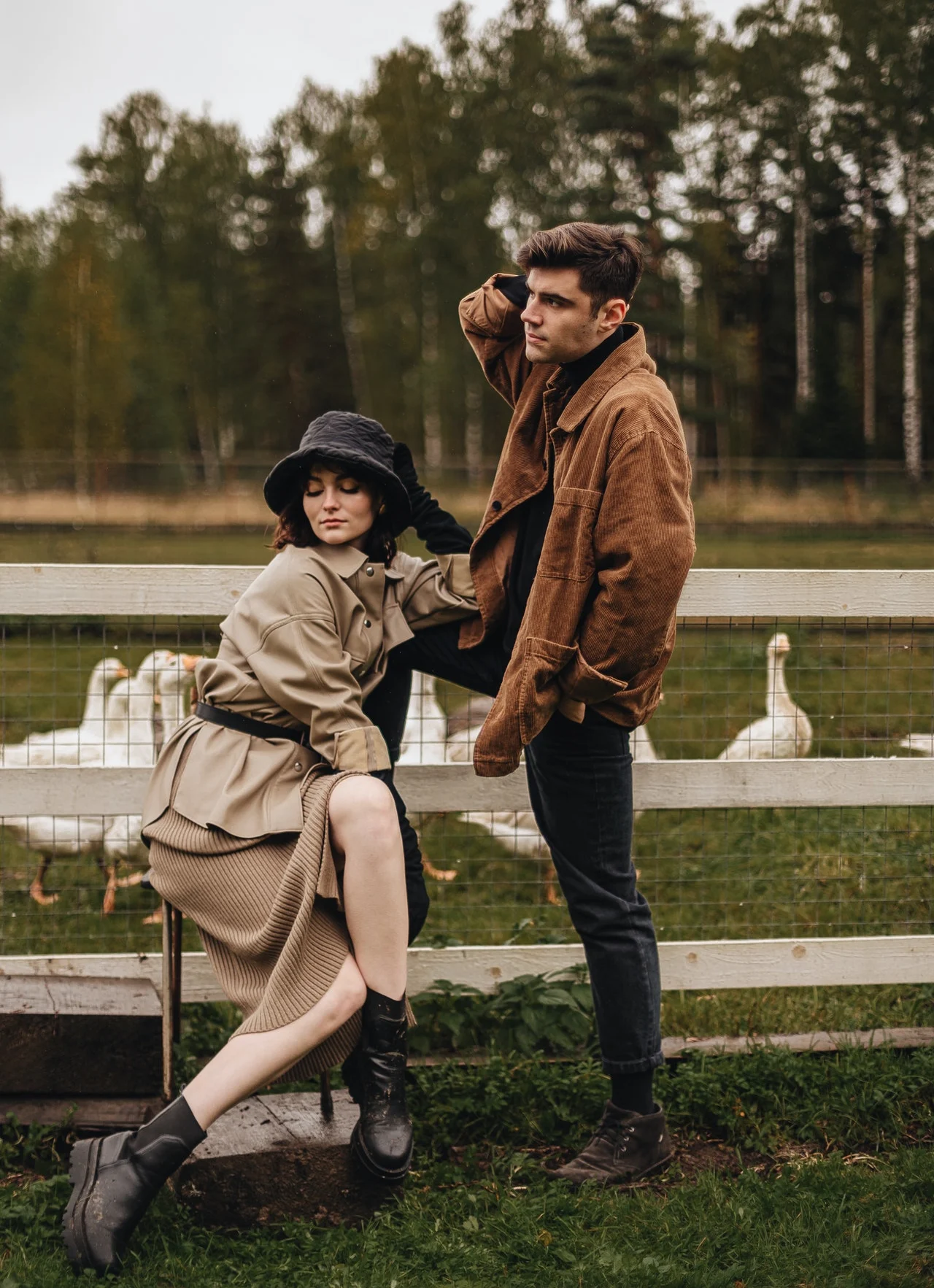 пара на природе